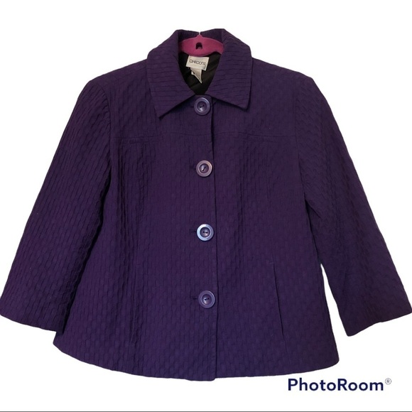 Chico’s jacket size 0= S/4 - Picture 1 of 7